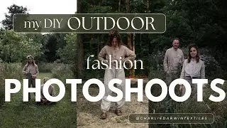 DIY Outdoor Fashion Photography - How I photograph my handmade clothing - Story Time!