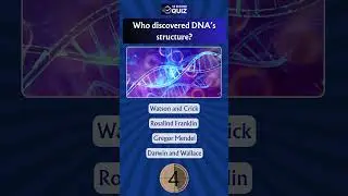 Who discovered DNA&rsquo;s structure? #triviatricks #dailyquiz #mindbendingquiz