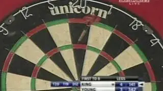 Mervyn King 4x 180s IN A ROW World Record