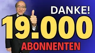 Meilenstein! 19 000 Abonnenten erreicht!