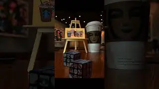 145 Magic Santa in Starbucks coffee en Christmas #shorts #starbucks #cube #coffee #christmas