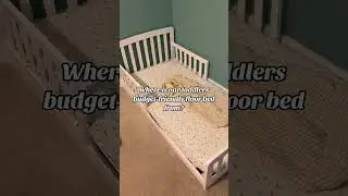 Budget-friendly montessori floor bed for toddlers
