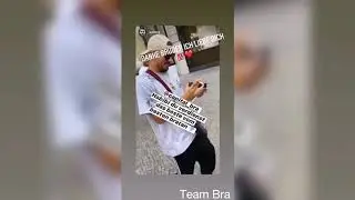 Capital bekommt einen krassen Goldring von Samra (Capital Bra Instagram Story vom 16.09.20)