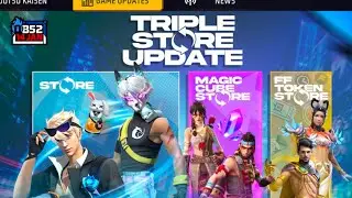TRIPLE Store Update| 🤯 OB 52 FREE FIRE NEW EVENT ❤️&zwj;🩹| GARENA FREE FIRE 🔥| ....#freefire 