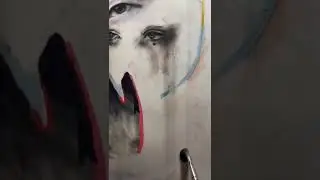 Trekell Mop Brushes for Blending Charcoal - Artwork by Chelsea Leopold - Trekell Art Supplies
