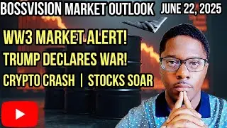 🚨LIVE! WW3 ALERT: Trump Declares War! Crypto CRASHES, Stocks BOOM?! (Expert Market Analysis)