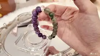Immersive beading Vlog #crystals #immersive #crystallove #healingcrystals  #asmrvideo #beads #diy