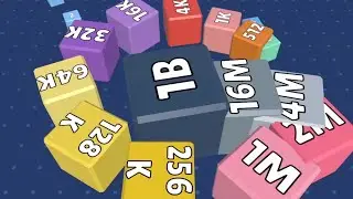 Cubes 2048.io Game HARD MODE🎲 How to play 🎲 Gameplay