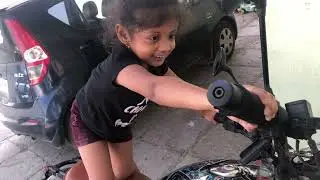 Bullet crazy started for her at the age of 3. 🤩QT learn how to start my bullet