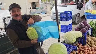 MANİSA DEMİRCİ SALI SEMT PAZARINDAN GÖRÜNTÜLER 28-10-2025