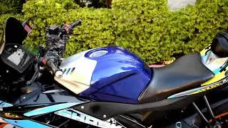 yamaha r15 modification tank cover , winglet , visor ,decals