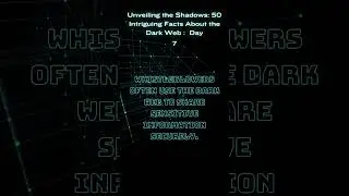 Day 7  Unveiling the Shadows 50 Intriguing Facts About the Dark Web #shorts #darkweb #cybersecurity