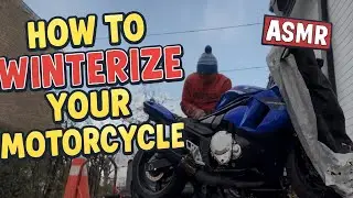 Gum Chewing ASMR - How to Winterize Your Motorcycle