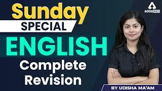 IBPS Clerk 2022 | COMPLETE REVISION | Bank Exams English by Udisha Mishra