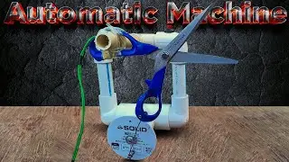 Automatic scissors machine, 775 dc motor कैंची  #experiment