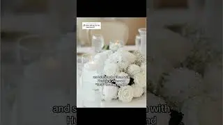 Diy wedding centerpieces with faux flowers & real baby's breath #weddingdecor