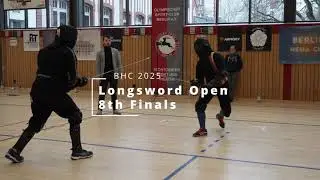 Tobias Schromm vs. Maarten van der Auwera - 8th finals - Berlin HEMA Cup 2025 - Longsword Open