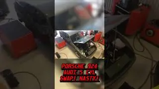 PORSCHE 924 SWAPPED W/ AUDI 5 CYLINDER! 552HP! #porsche #audi #shorts