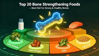 Top 20 Bone Strengthening Foods - Best Diet for Strong & Healthy Bones - Comparison Video
