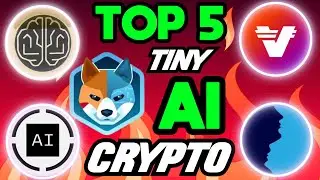 TOP 5 TINY AI CRYPTO COINS:  REALISTIC 100X POTENTIAL (NEXT PEPE?!)