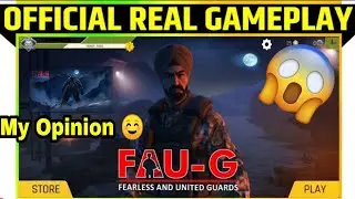 FAU-G | FAUG Real Gameplay with guns | faug trailer | faug mobile | faug anthem | nCore_Games|