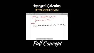 TRB Poly 2023❗Integral By Parts #integrationshorttricks #integral #trb #tnpsc #tneb #short