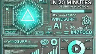 Windsurf IDE: FrontEnd(JS/React) + BackEnd(Python/Flask) - Built in 10 Minutes!