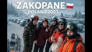 First Time Snowboarding at a Real Ski Resort &ndash; Zakopane 2023 ❄️🏂