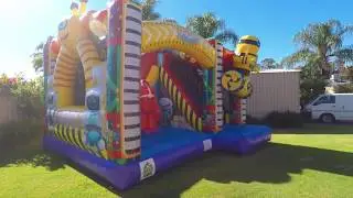BIG ROBOT COMBO BOUNCY CASTLE/SLIDE