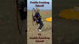 Double Foot Drag Takeoff vs Double Knee Drag