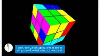 Create 2d/3d applications or games using opengl, webgl, directx, threejs, jogl