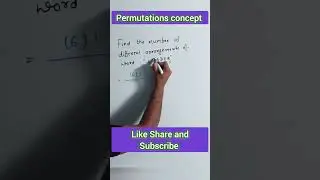 Find the number of permutations of word LEADER #maths #permutation #permutations_and_combinations