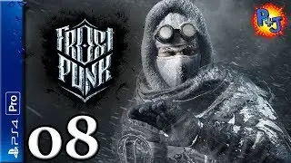 Let's Play Frostpunk PS4 Pro | Console Survival Gameplay | Ep. 8 Temperature Drop (P+J)
