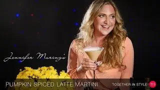 Pumpkin Spiced Latte Martini - Fall Seasonal Cocktail Recipe