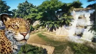 🐆 Jaguar habitat with underwater view | Quaco Zoo | Planet Zoo | speedbuild 🌻