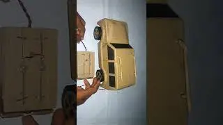 how to make Scorpio I Cardboard Scorpio car #scorpio #car  #gearmotor #howtomake #diy #shorts
