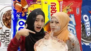 TEKA BISKUT CHALLENGE !! H4BIS MUKA KENA TEPUNG !!