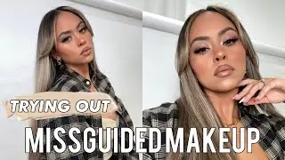 FIRST IMPRESSIONS TRYING OUT MISSGUIDED NEW MAKEUP + ALSO VERY AFFORDABLE! | VALE LOREN