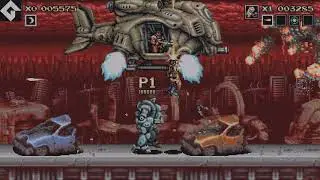 Blazing Chrome Gameplay [01|Coop|PS4]