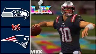 Seahawks vs Patriots Super Bowl LX Full Game Simulation | Madden 26