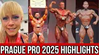 Prague Pro 2025 Highlights | New IFBB Pro Card Winners & Prejudging Battles 🔥💪