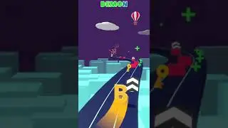 Letter Runner - Best 3D Gameplay #shorts