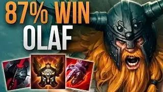 87% WIN RATE CHALLENGER OLAF | CHALLENGER OLAF TOP GAMEPLAY | Patch 9.17 S9