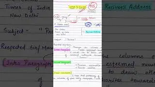 Letter Writing Class 10&12 English🔥Class 12 English Letter Writing Tricks|Class 10 Letter to Editor