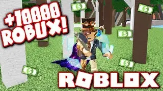 CHOPPING TREES FOR ROBUX!! (Roblox Woodcutting Simulator)