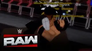 Arch vs Carlos Singles Match (WWE Monday Night Raw)(ROBLOX) 