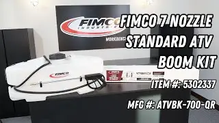 Turn Your Spot Sprayer Into a Boom Sprayer | FIMCO 7-Nozzle ATV Boom Kit