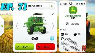 FS 14. Timelapse # 71. Buying a small combine harvester.