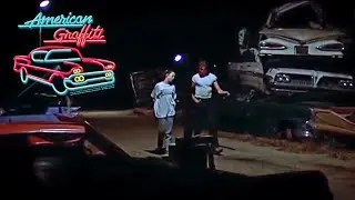 Carol & John - Junk Wrecking yard scene - American Graffiti (Blu-ray 1080p)