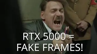 Hitler Reacts to to backlash over RTX 5000 series announcement